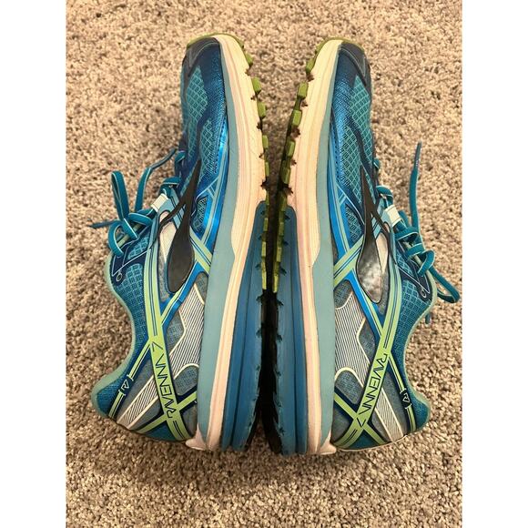 Brooks Ravenna 7 R7 Running Shoes Athletic Sneakers Blue Green Women's Size 11 - Picture 11 of 12